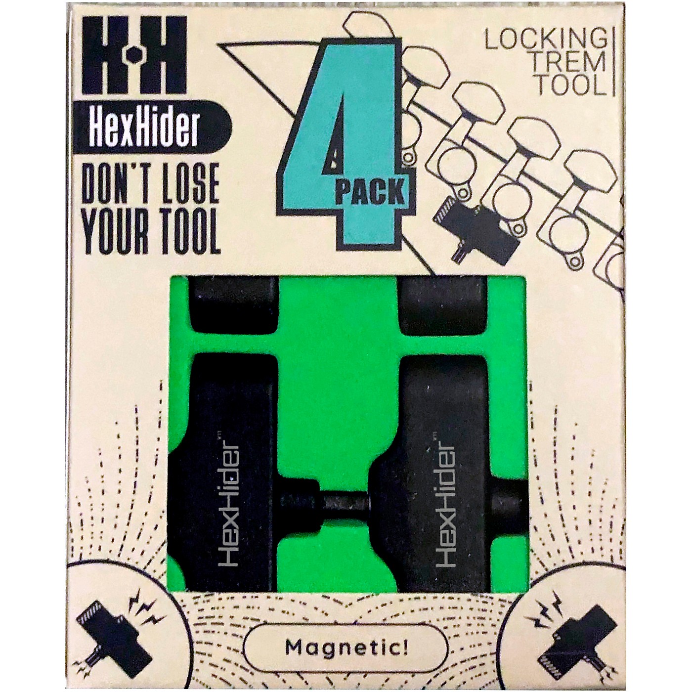 HexHider Magnetic 3mm Allen Wrench - 4 Pack thumbnail