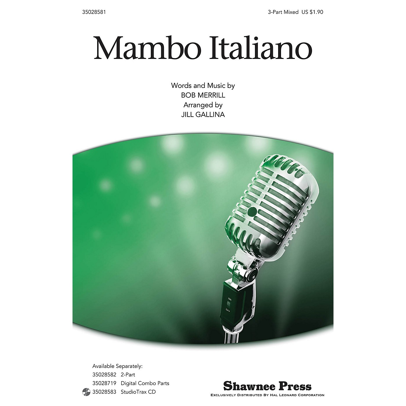 Shawnee Press Mambo Italiano 3-Part Mixed by Rosemary Clooney arranged by Jill Gallina thumbnail
