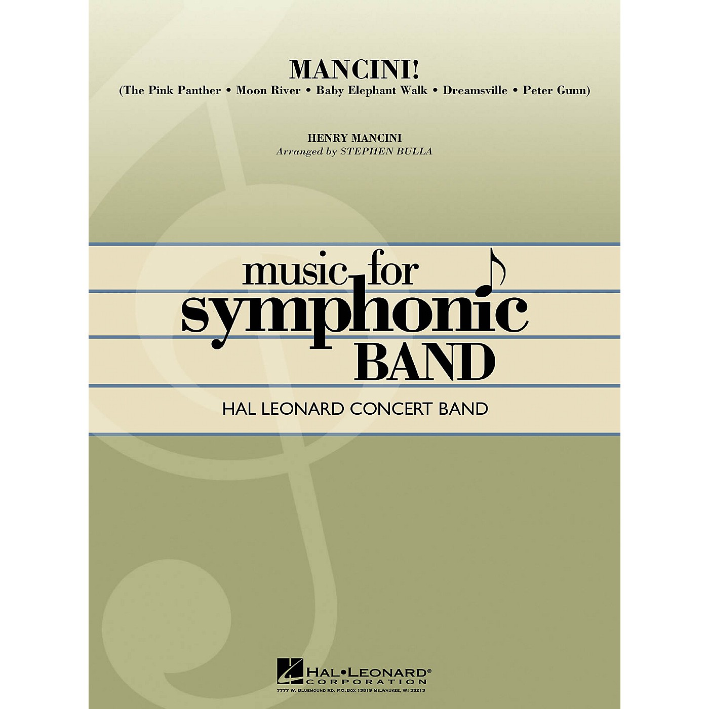 Hal Leonard Mancini! Concert Band Level 4 Arranged by Stephen Bulla thumbnail