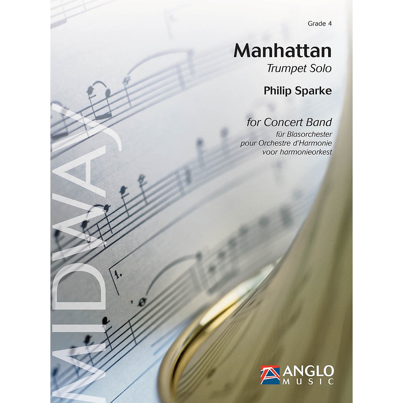 Anglo Music Press Manhattan (Grade 4 Score and Parts) Concert Band