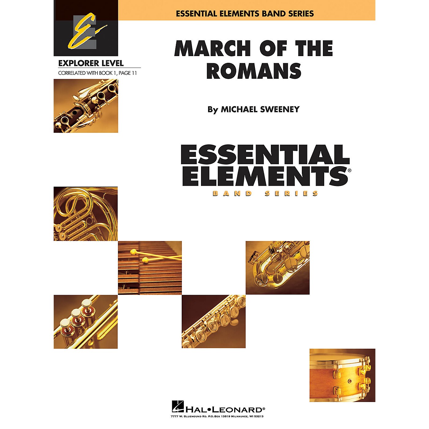 Hal Leonard March of the Romans (Includes Full Performance CD) Concert Band Level 0.5 Composed by Michael Sweeney thumbnail