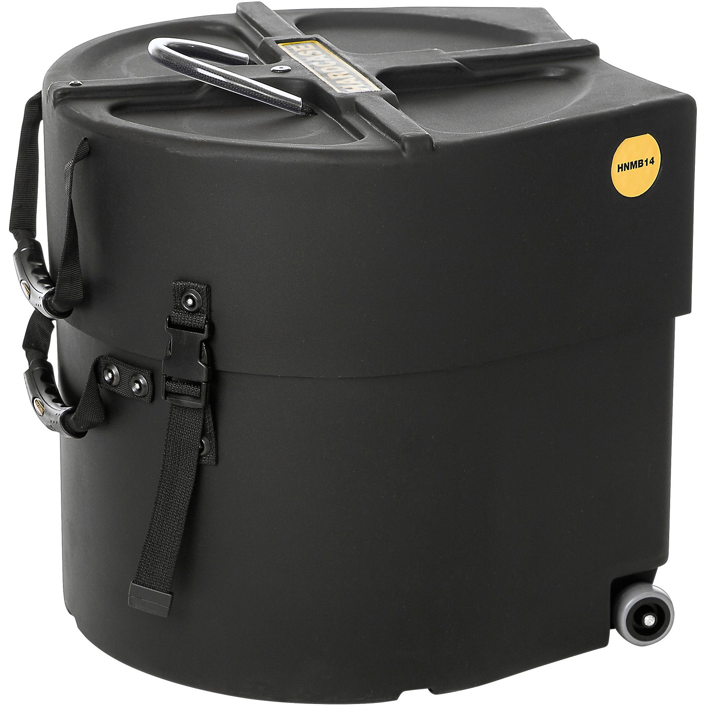 HARDCASE Marching Bass Drum Case with Wheels Woodwind & Brasswind