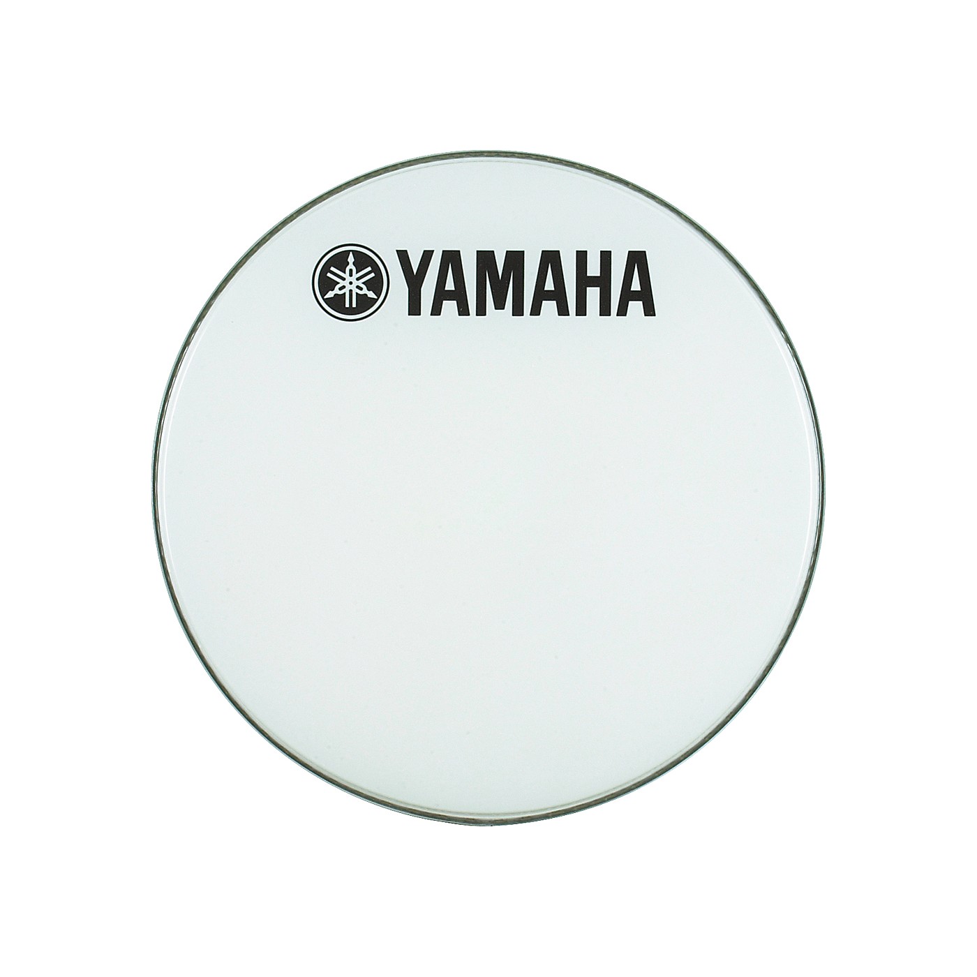 Yamaha Marching Bass Drum Head with Fork Logo thumbnail