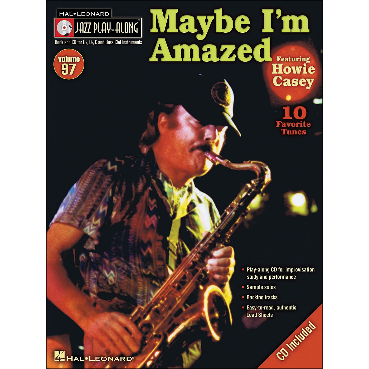 Hal Leonard Maybe I'M Amazed - Jazz Play-Along Volume 97 (CD/Pkg) Featuring Howie Casey thumbnail