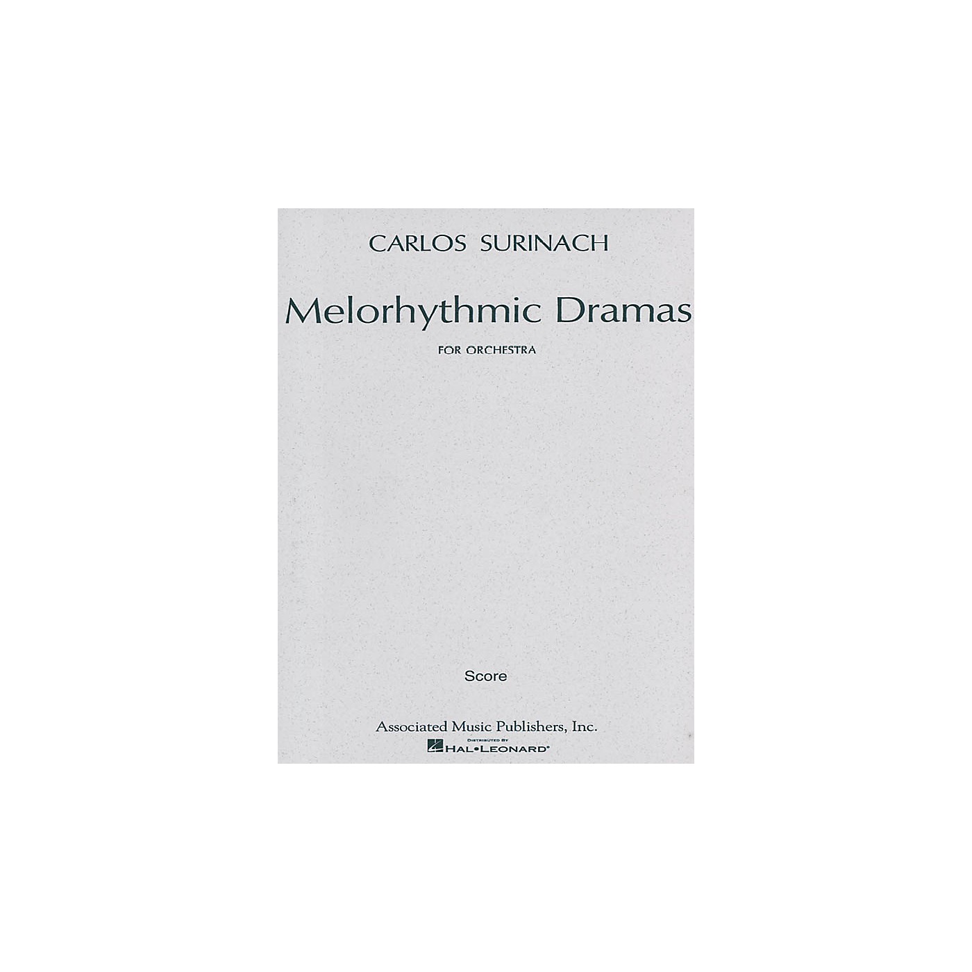 Associated Melorhythmic Dramas (1966) (Full Score) Study Score Series Composed by Carlos Surinach thumbnail