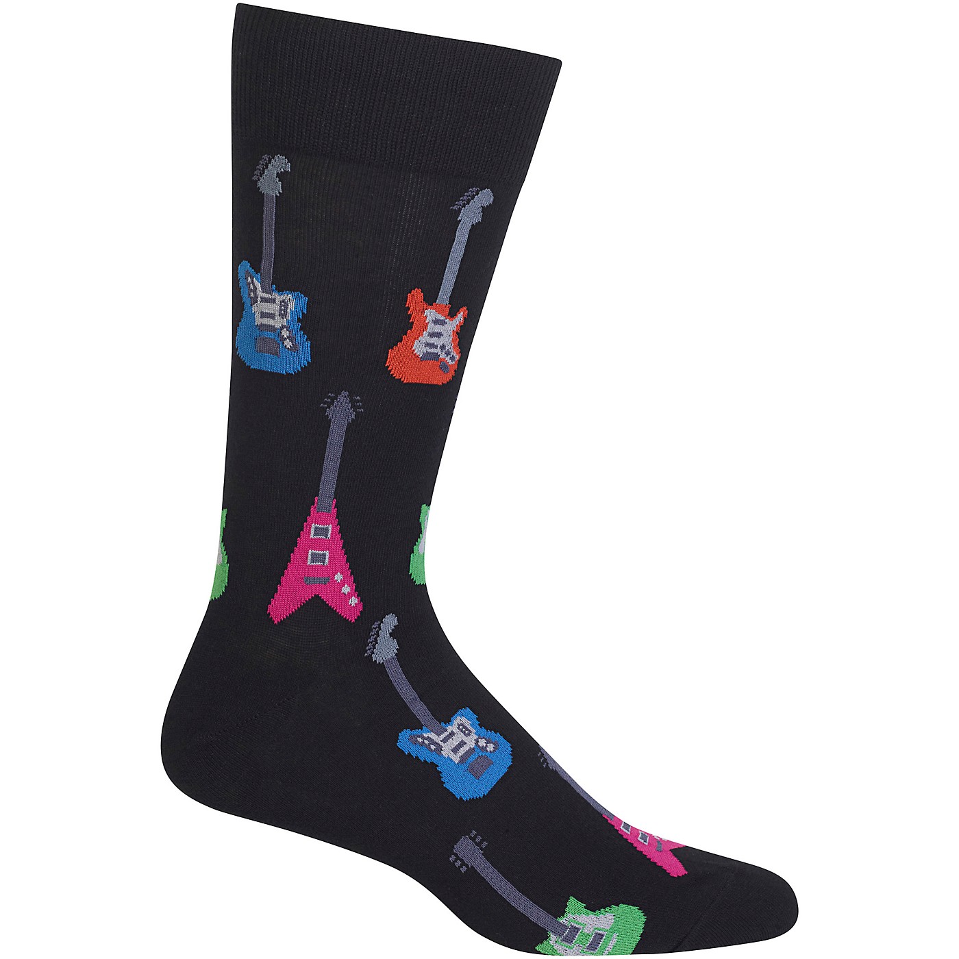 Hot Sox Men's Electric Guitar Socks - Black thumbnail