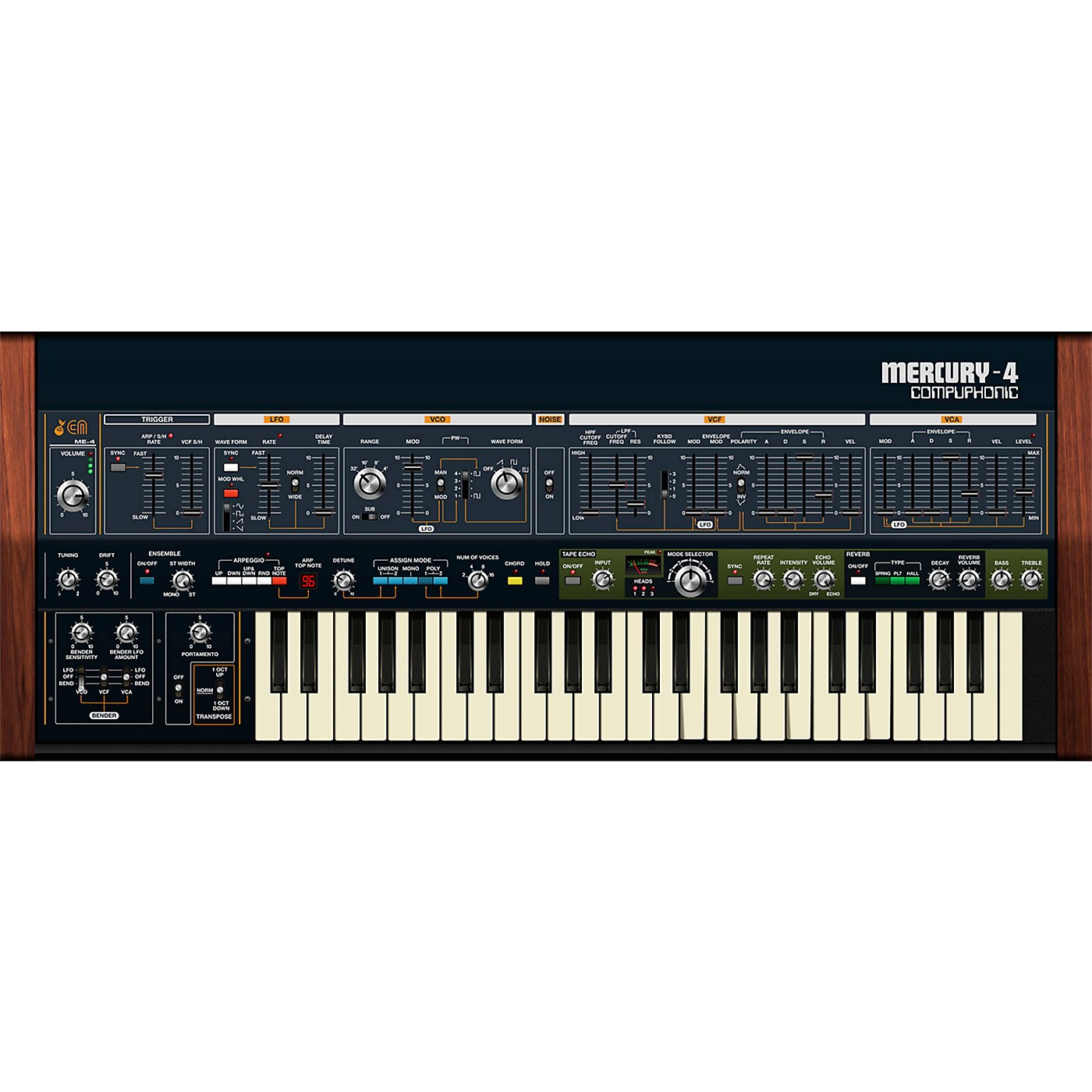 Cherry Audio Mercury-4 Synthesizer Plug-In Download thumbnail