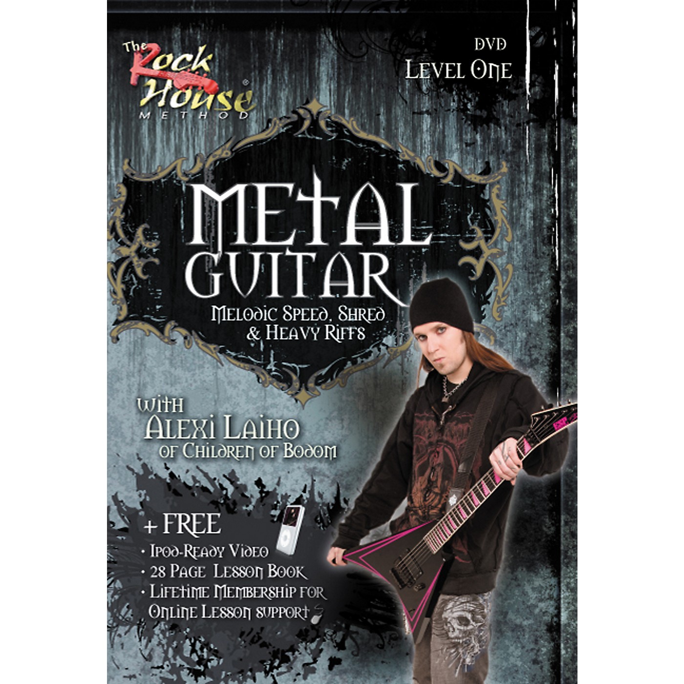 Rock House Metal Guitar, Melodic Speed, Shred & Heavy Riffs Level 1 with Alexi Laiho of Children of Bodom DVD thumbnail