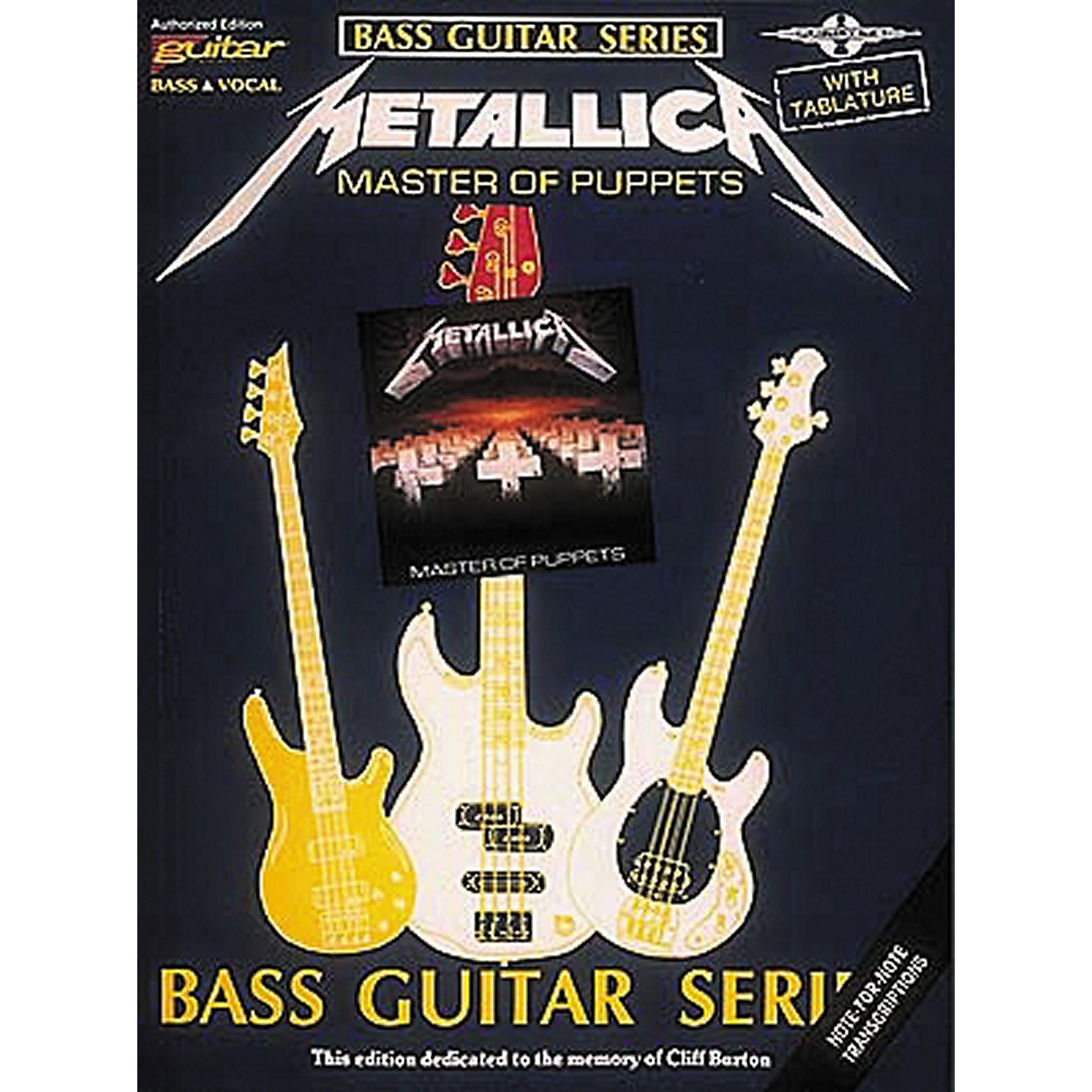 Hal Leonard Metallica Master of Puppets Bass Guitar Tab Songbook thumbnail