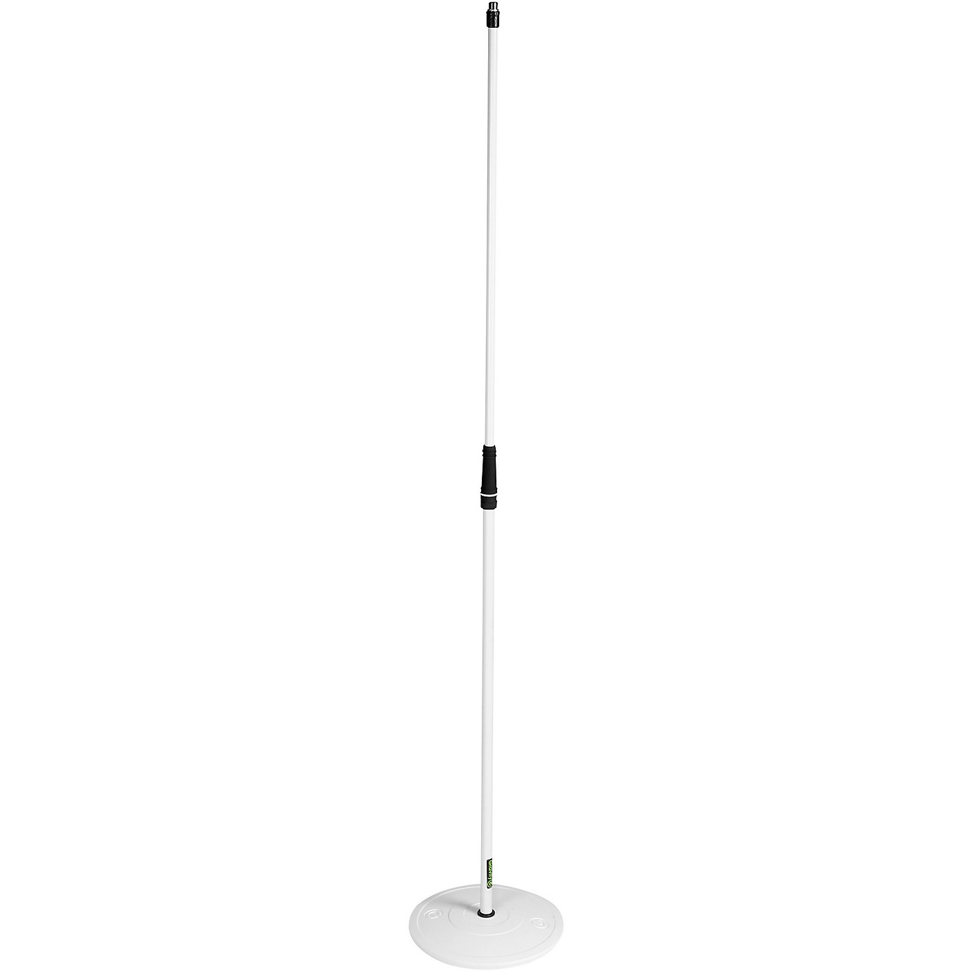 Gravity Stands Microphone Stand With Round Base - White thumbnail
