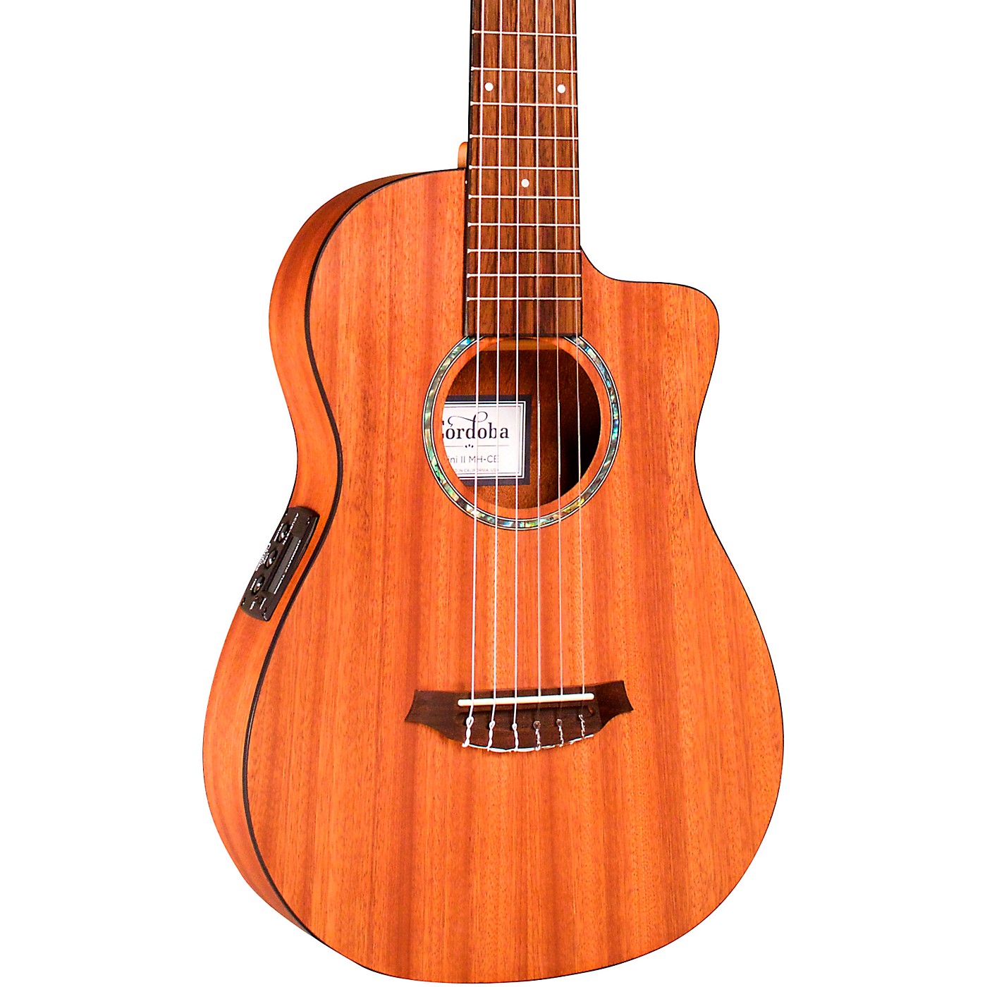 Cordoba Mini II MH-CE All Mahogany Nylon-String Acoustic-Electric Guitar thumbnail