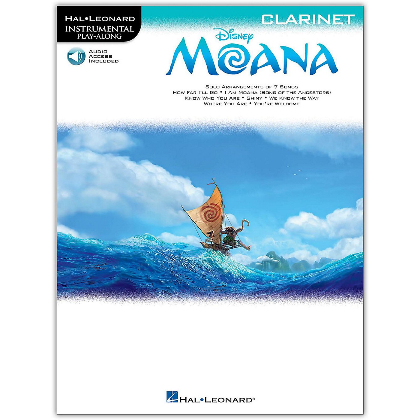 Hal Leonard Moana for Clarinet - Instrumental Play-Along Book/Audio Online thumbnail