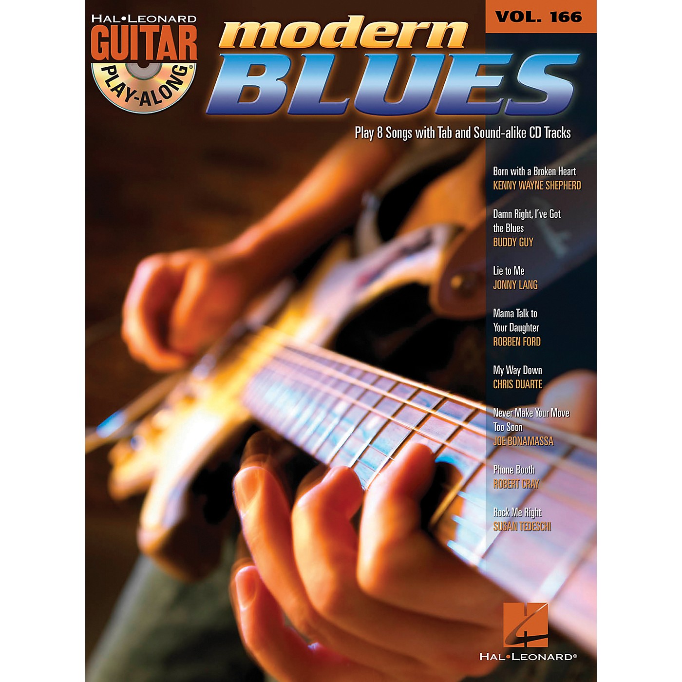 Hal Leonard Modern Blues - Guitar Play-Along Volume 166 Book/CD thumbnail