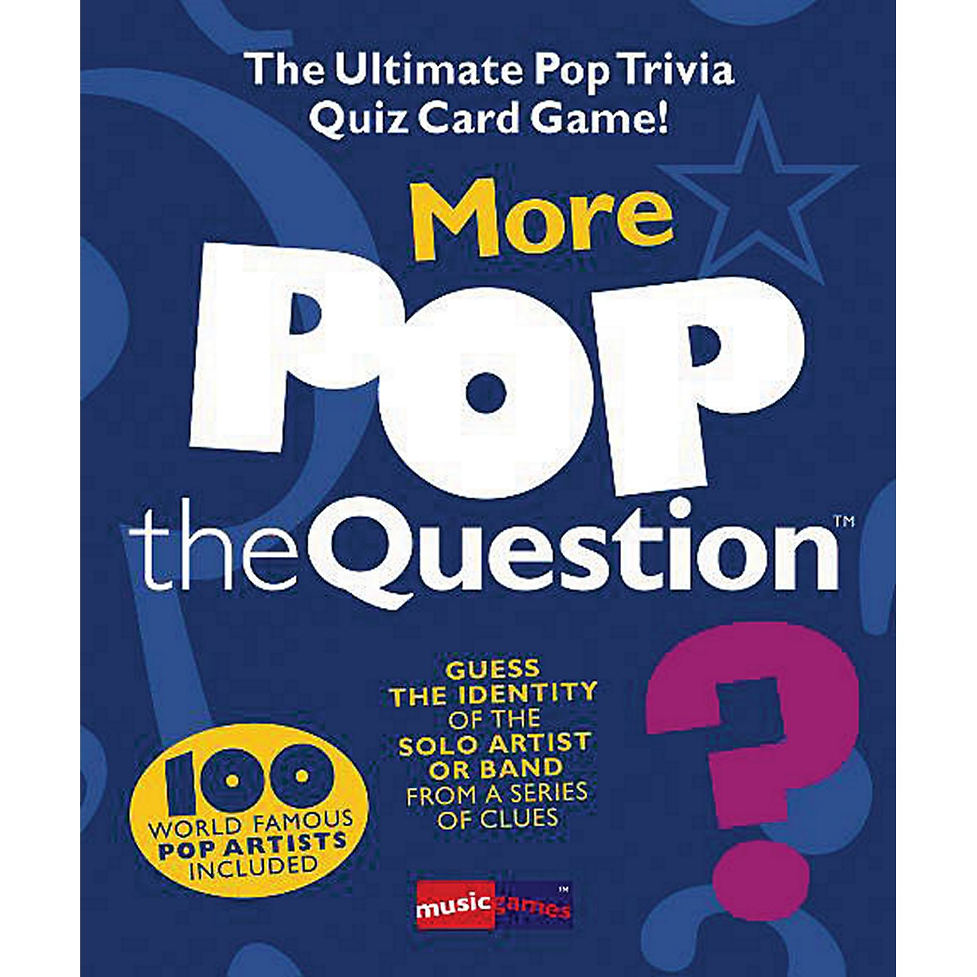 Music Sales More Pop The Question Game - The Ultimate Pop Trivia Quiz Card Game thumbnail