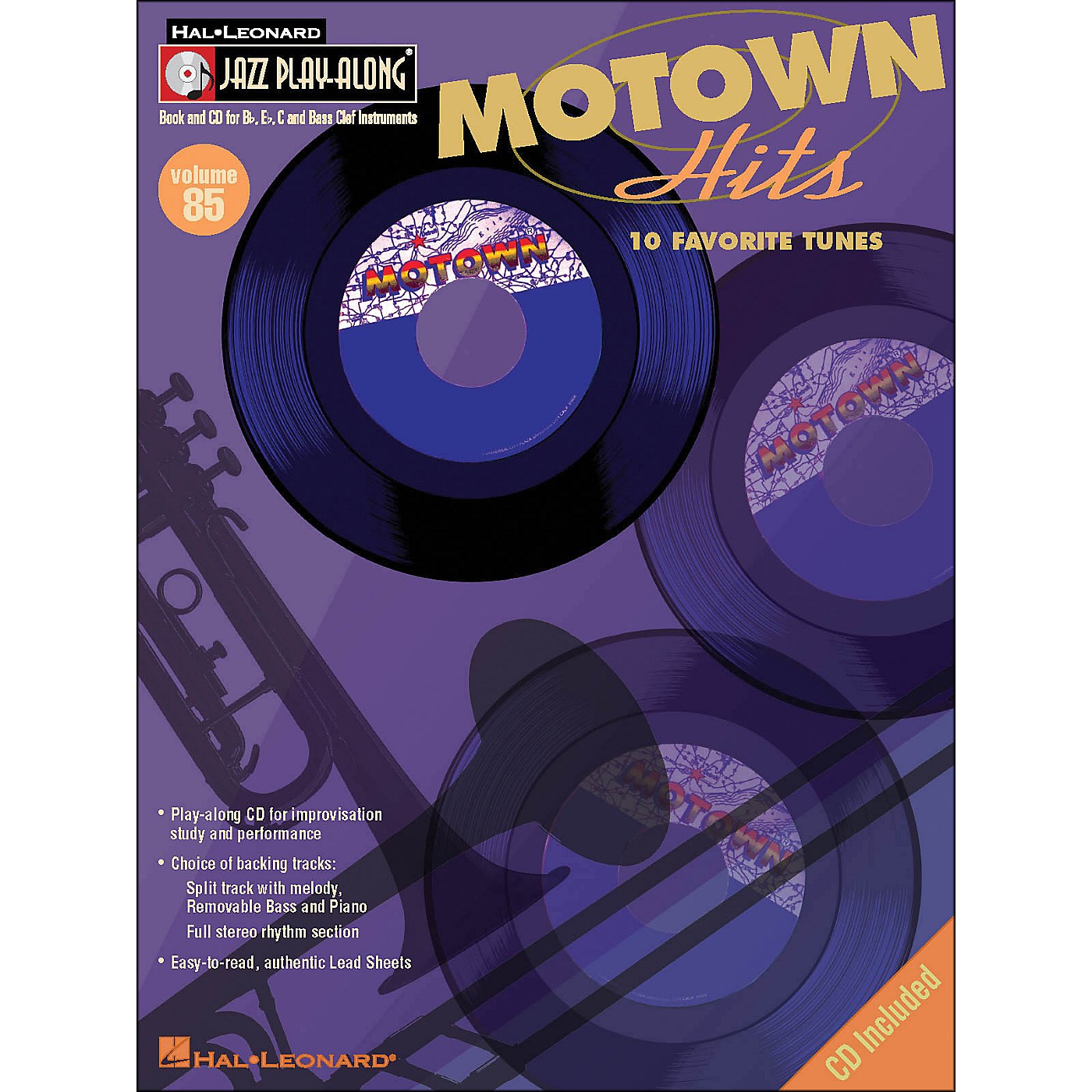 Hal Leonard Motown Hits - Jazz Play-Along Volume 85 (CD/Pkg) thumbnail