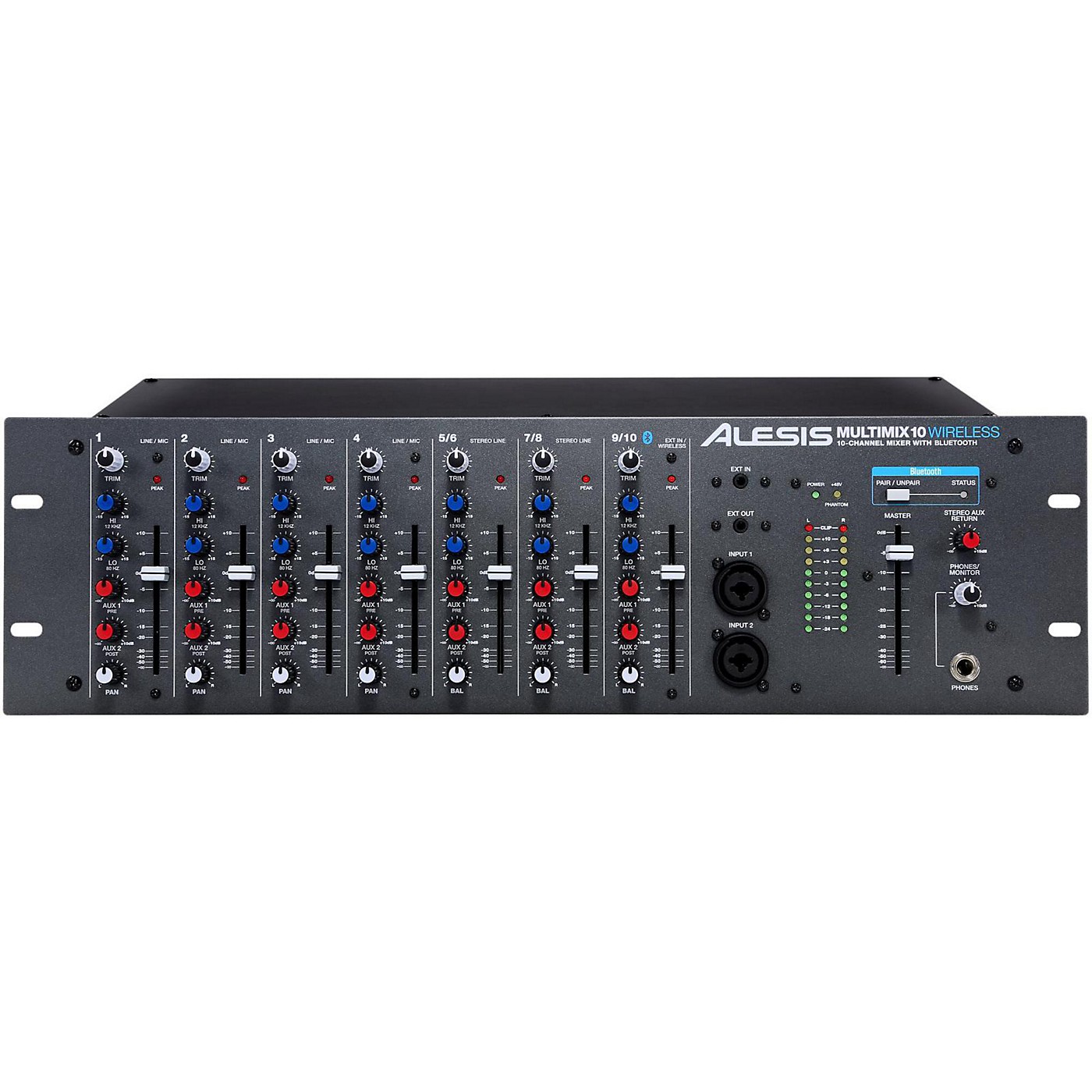 Alesis MultiMix 10 Wireless 10-Channel Rackmount Mixer With Bluetooth thumbnail