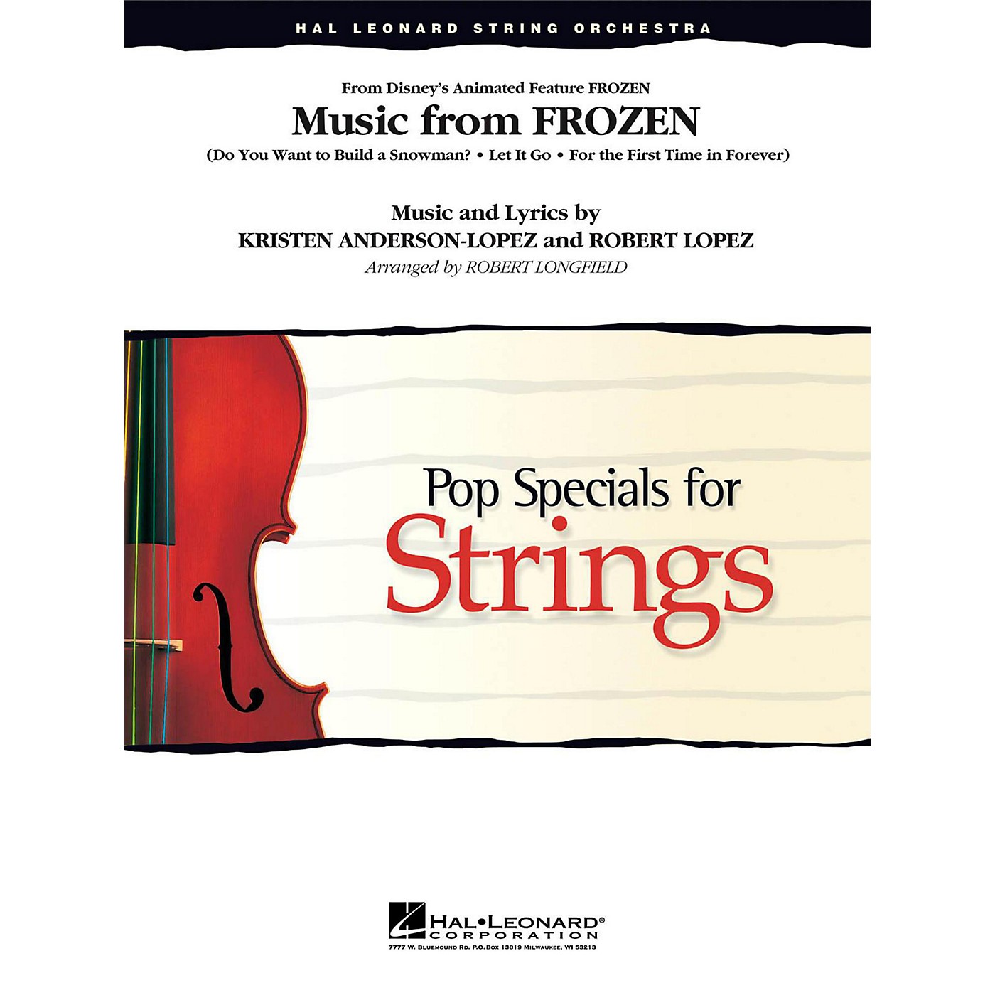 Hal Leonard Music From Frozen for String Orchestra Level 3 - 4 thumbnail