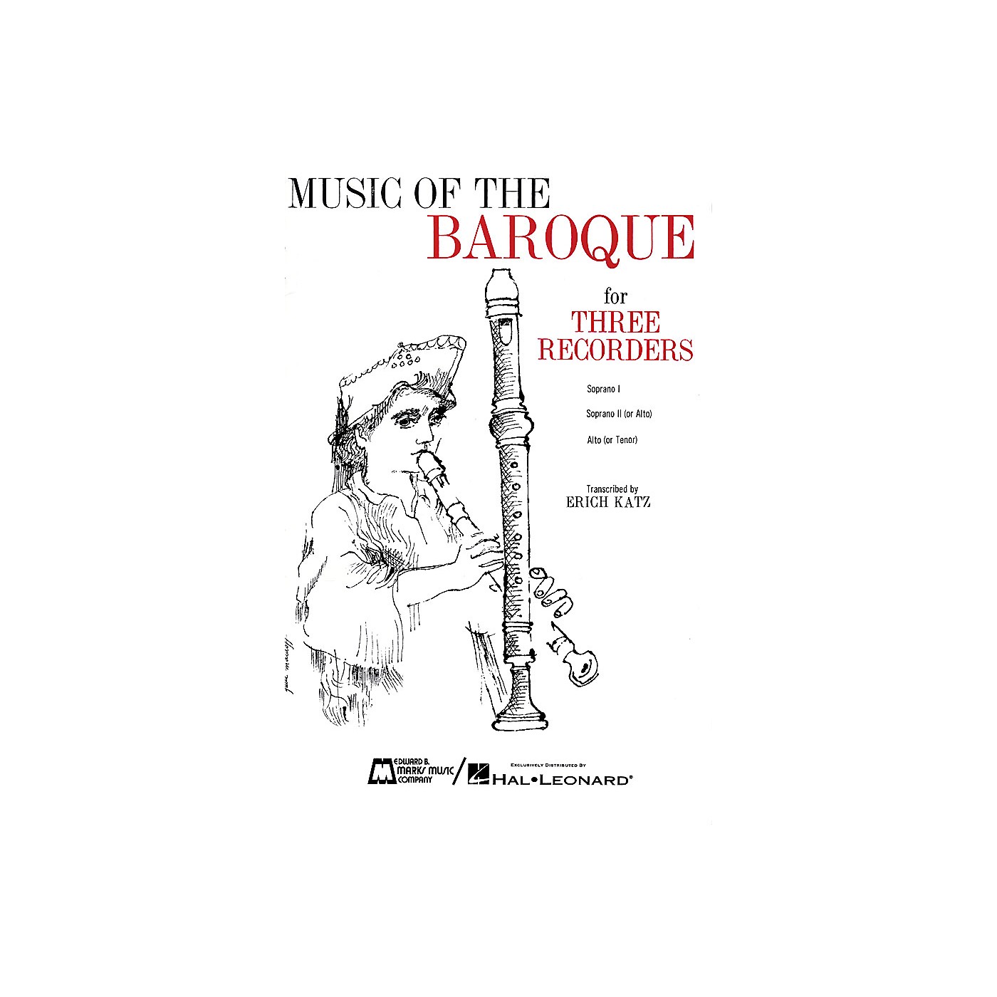 Edward B. Marks Music Company Music of the Baroque (Score & Parts) Recorder Ensemble Series by Various thumbnail