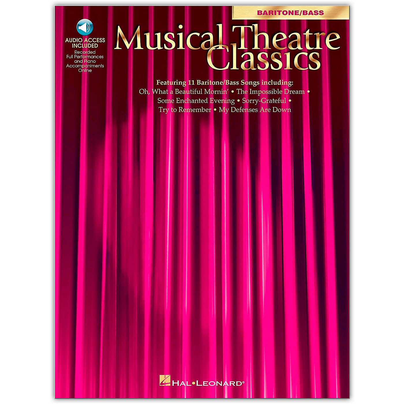 Hal Leonard Musical Theatre Classics for Baritone/Bass (Book/Online Audio) thumbnail