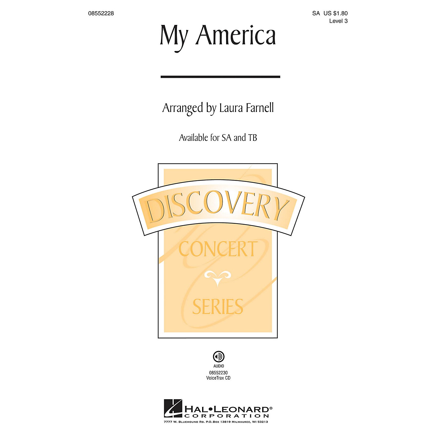 Hal Leonard My America (Choral Medley) Discovery Level 3 SA arranged by Laura Farnell thumbnail