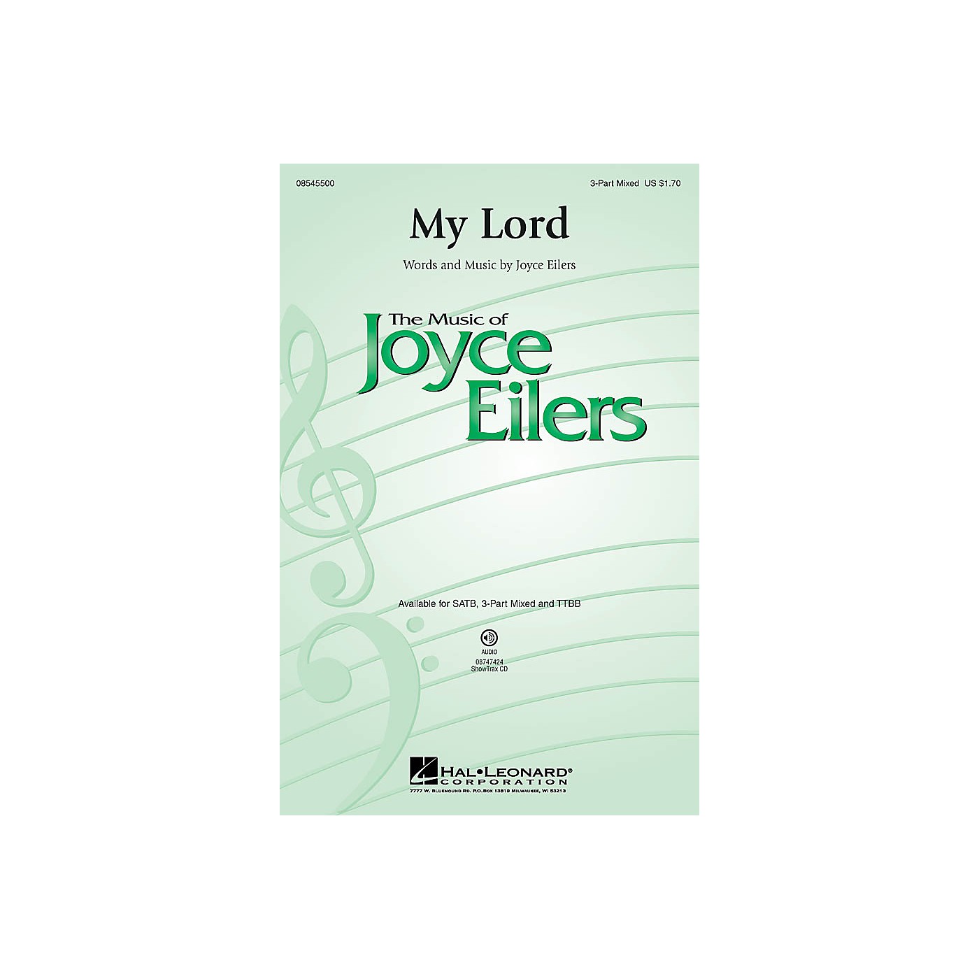 Hal Leonard My Lord 3-Part Mixed composed by Joyce Eilers thumbnail