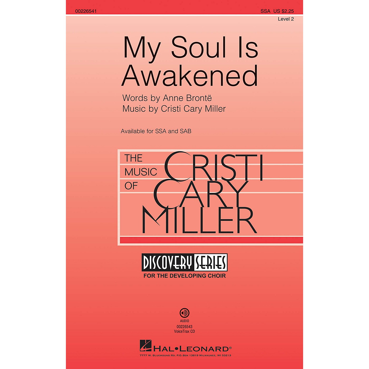 Hal Leonard My Soul Is Awakened (Discovery Level 2) SSA composed by Cristi Cary Miller thumbnail