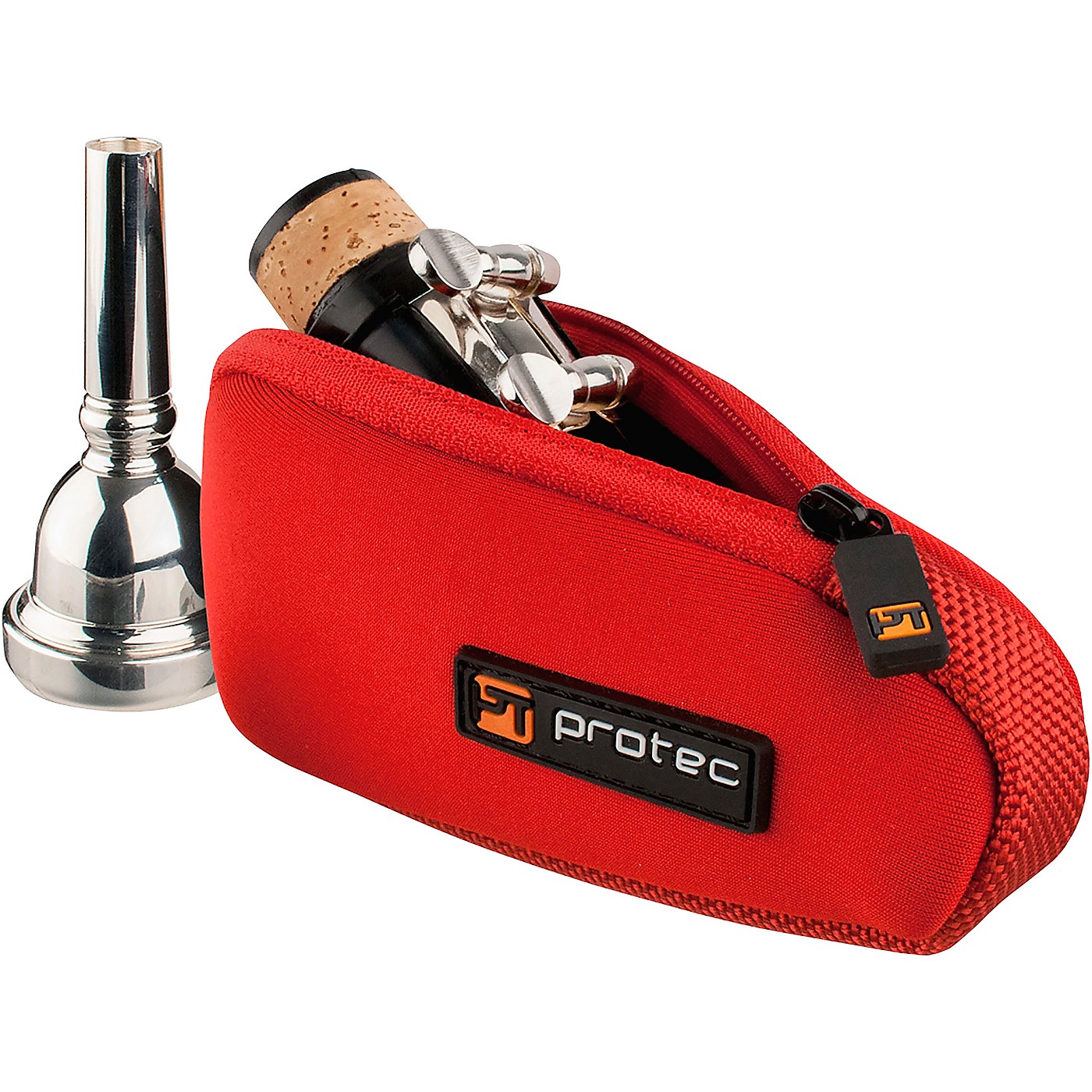Protec N264 Neoprene Series Trombone/Alto Saxophone Mouthpiece Pouch With Zipper thumbnail