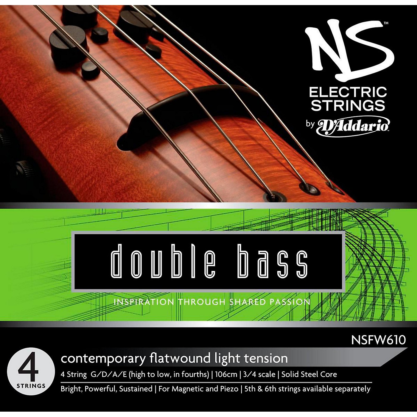 D'Addario NS Electric Contemporary Bass String Set thumbnail