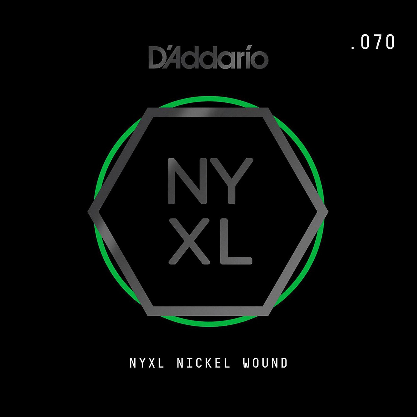D'Addario NYNW070 NYXL Nickel Wound Electric Guitar Single String, .070 thumbnail
