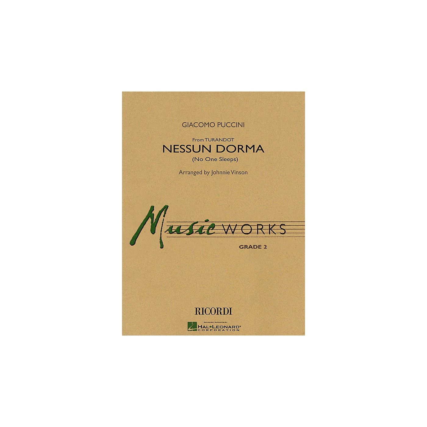 Hal Leonard Nessun Dorma (No One Sleeps) (from Turandot) Concert Band Level 2 Arranged by Johnnie Vinson thumbnail