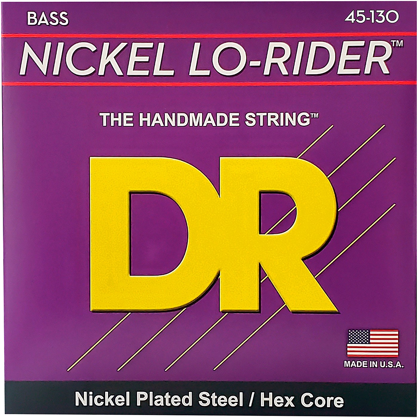 DR Strings Nickel Lo-Rider 5 String Bass Medium .130 Low B (45-130) thumbnail