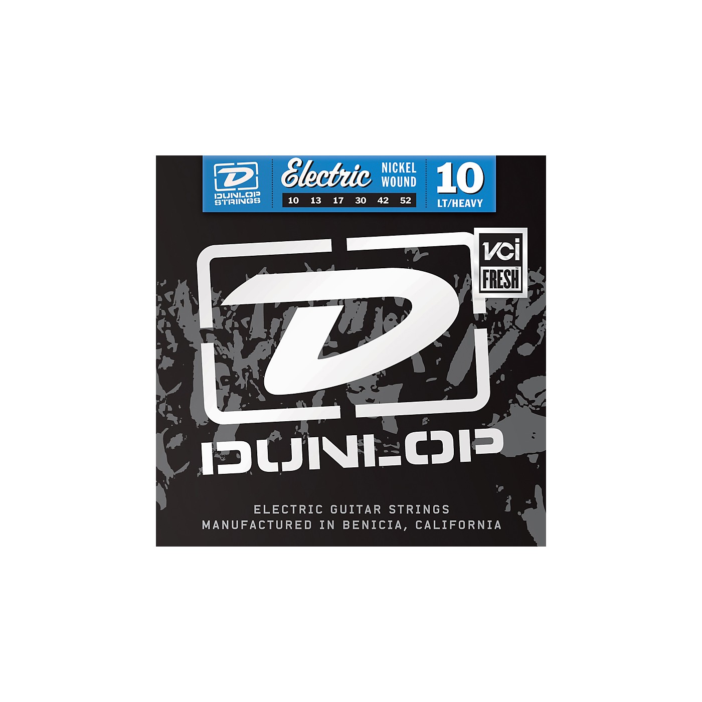 Dunlop Nickel Plated Steel Electric Guitar Strings - Light Top Heavy Bottom 10's thumbnail