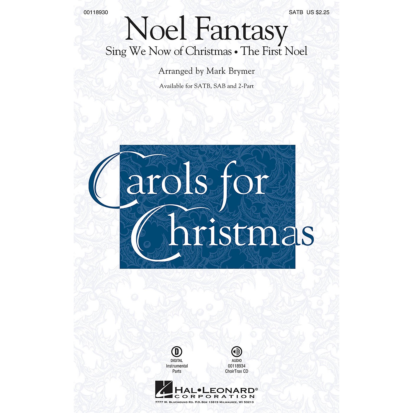 Hal Leonard Noel Fantasy 2-Part Arranged by Mark Brymer thumbnail