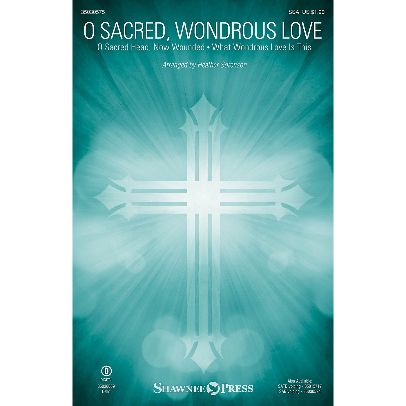 Shawnee Press O Sacred, Wondrous Love SSA arranged by Heather Sorenson thumbnail