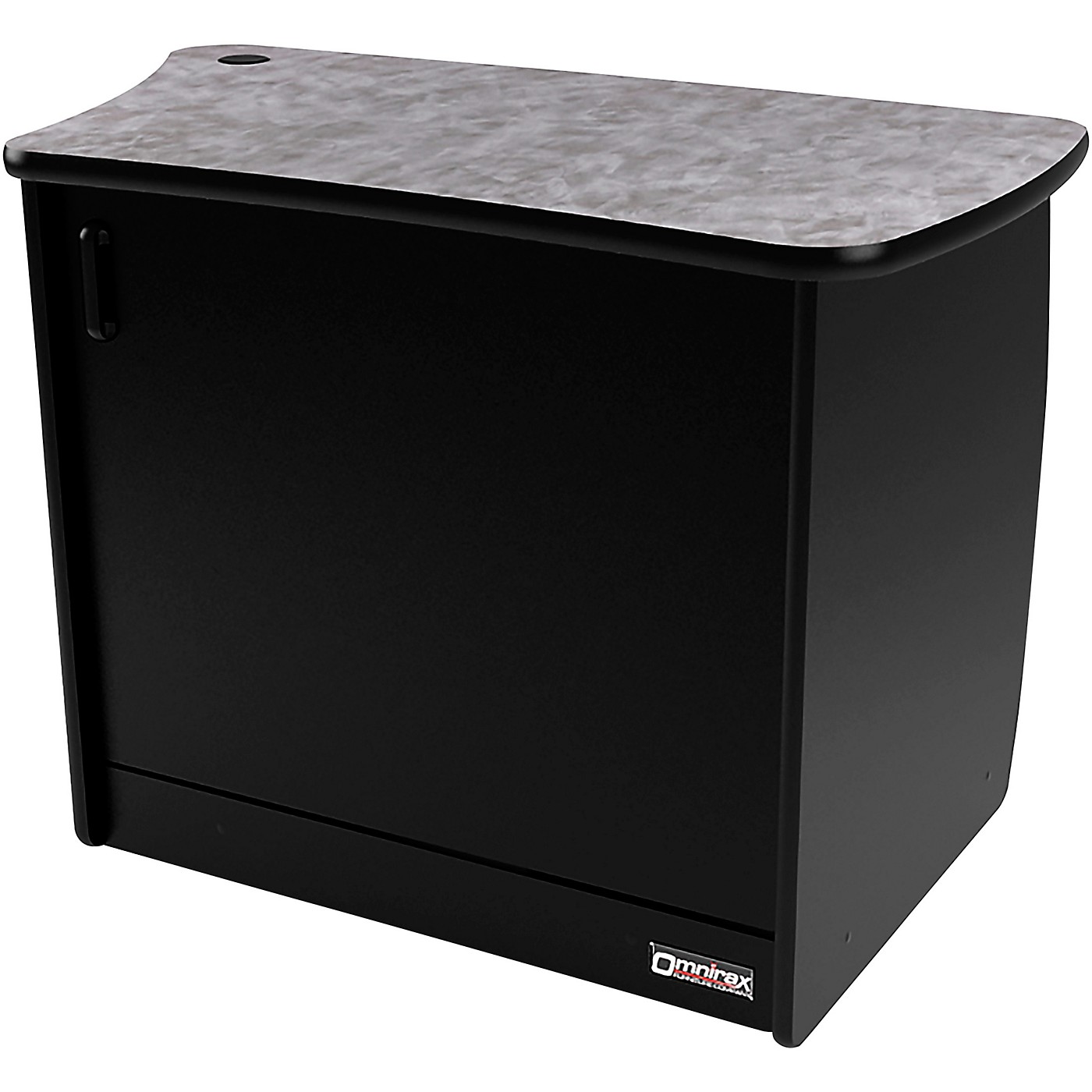 Omnirax OM13D 13-Rack Unit Right Side Cabinet With Door for OmniDesk Suite Pewter Brush thumbnail