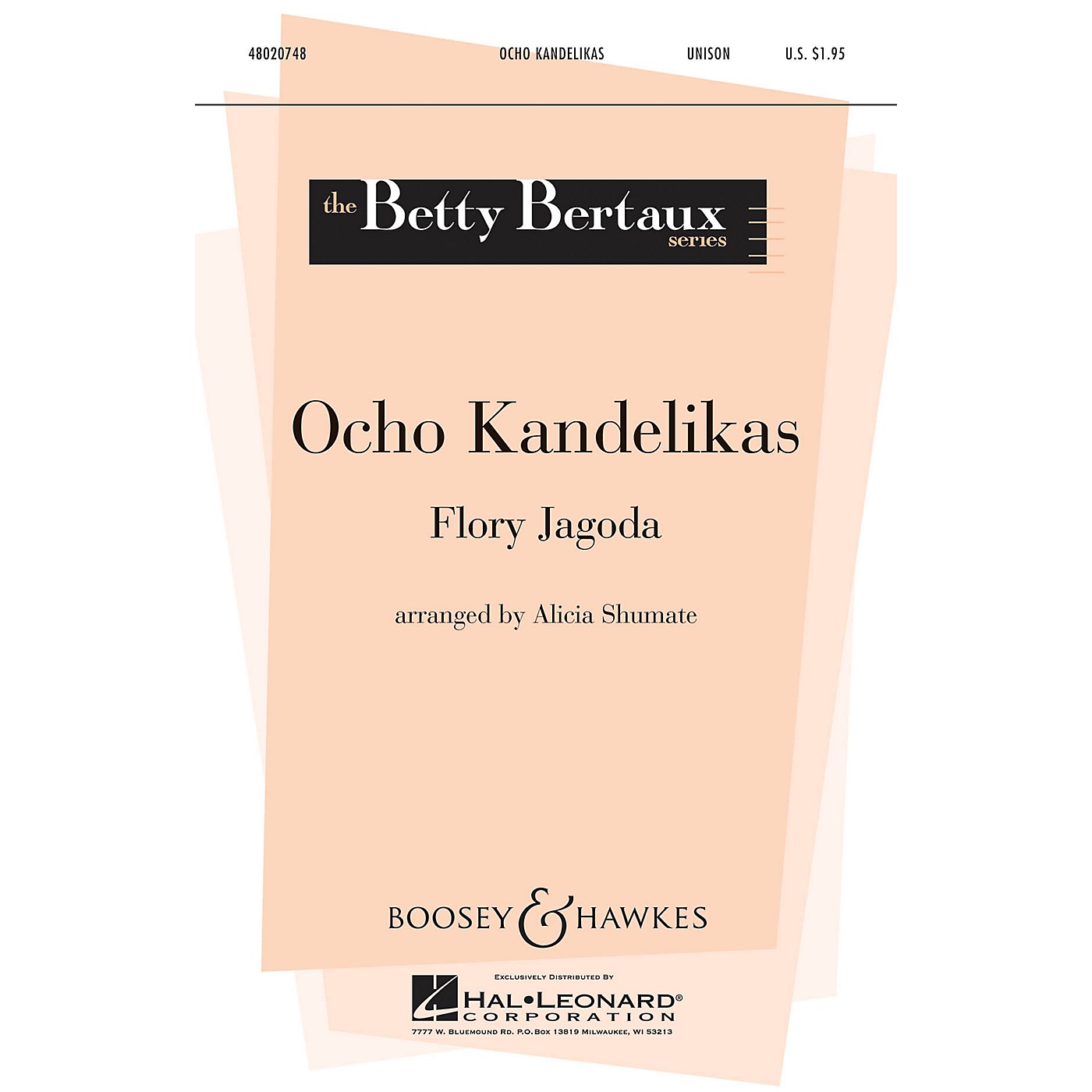 Boosey and Hawkes Ocho Kandelikas (Betty Bertaux Series) UNIS composed by Flory Jagoda arranged by Alicia Shumate thumbnail