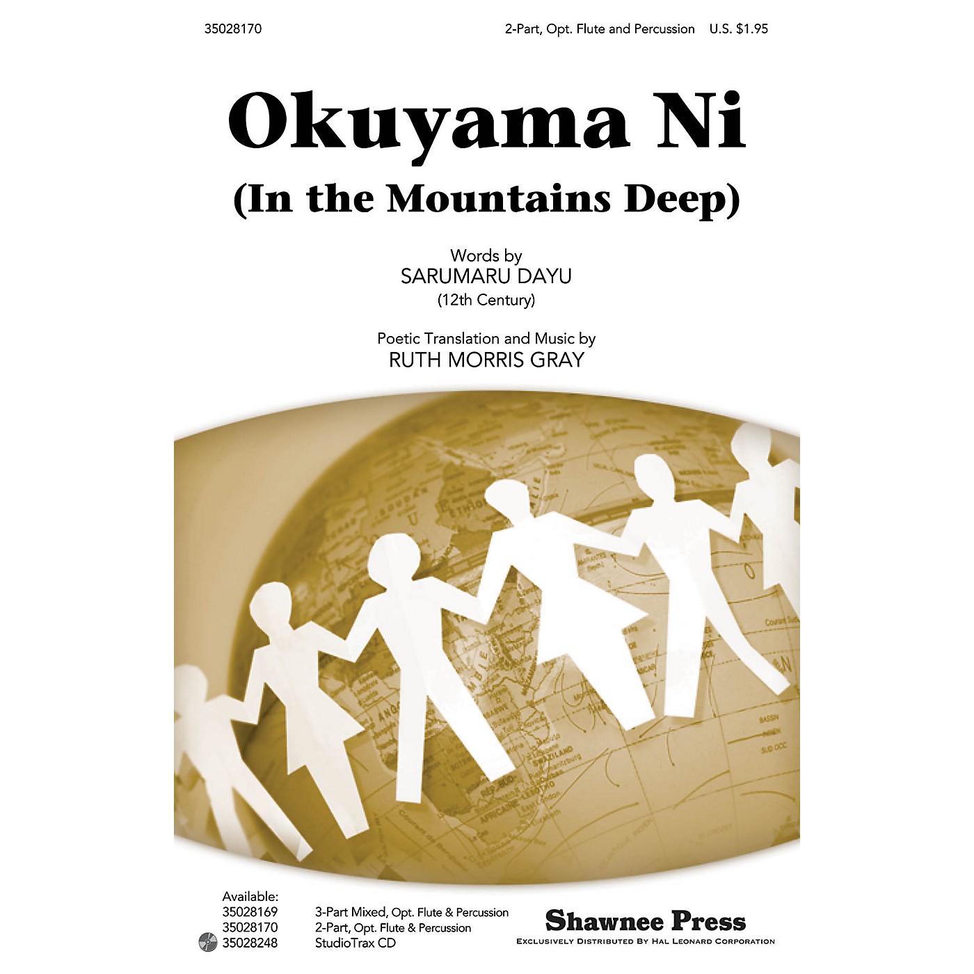 Shawnee Press Okuyama Ni (In the Mountains Deep) 2-PART, OPT. FLUTE & PERCUSSIO composed by Ruth Morris Gray thumbnail