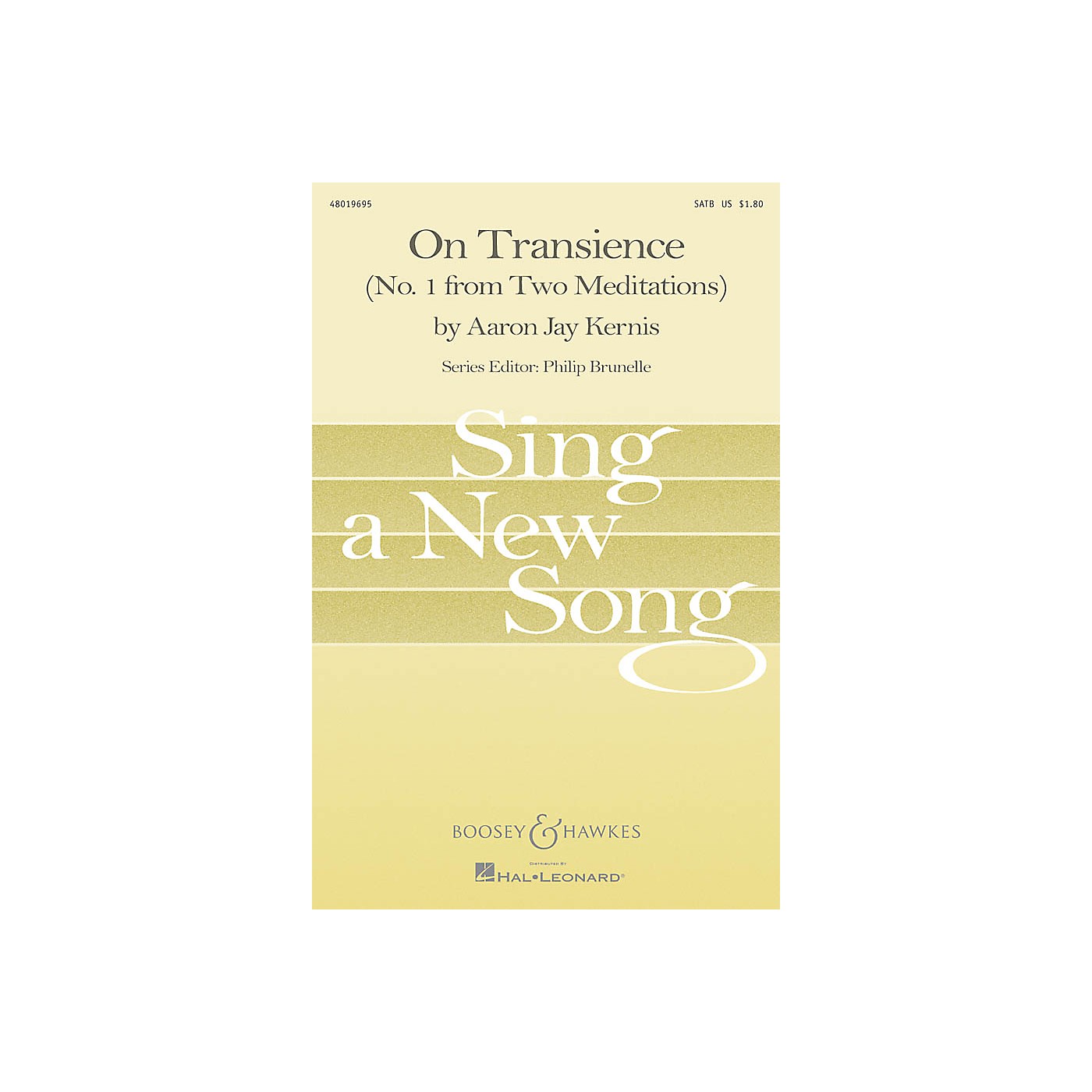 Associated On Transience (No. 1 from Two Meditations) SATB Composed by Aaron Jay Kernis thumbnail