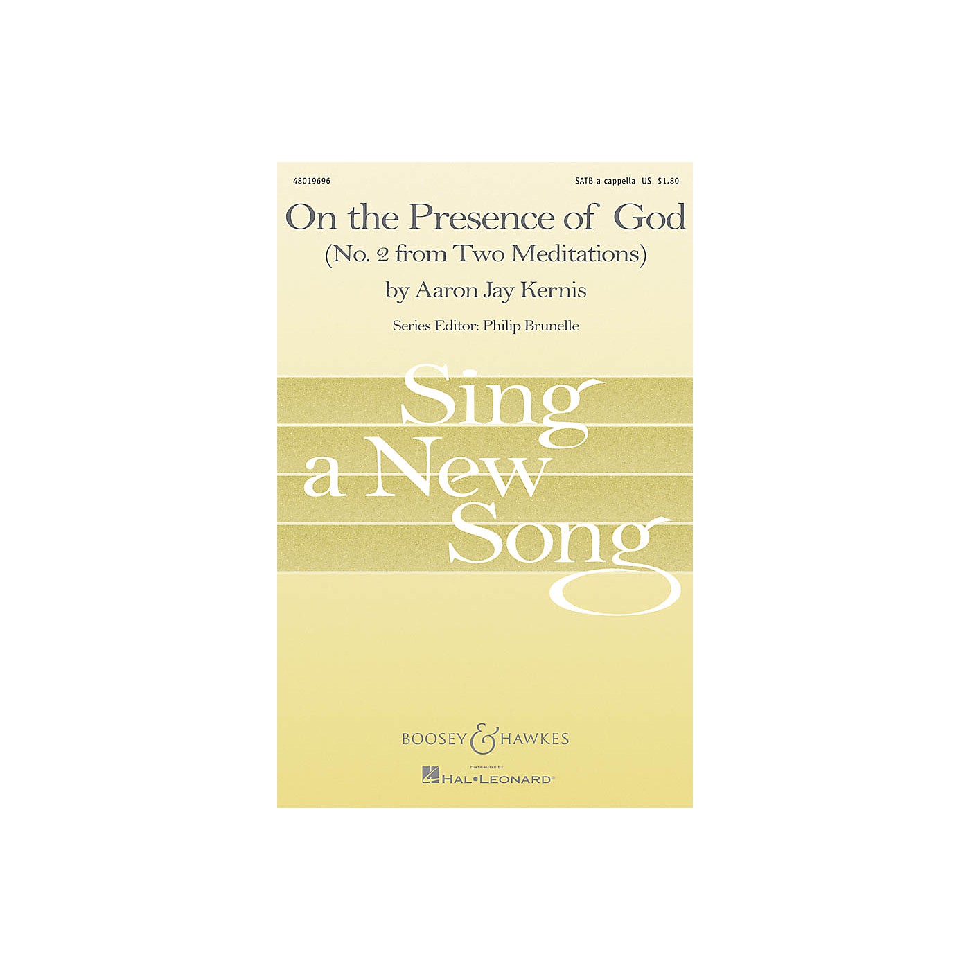 Associated On the Presence of God (No. 2 from Two Meditaions) SATB Composed by Aaron Jay Kernis thumbnail