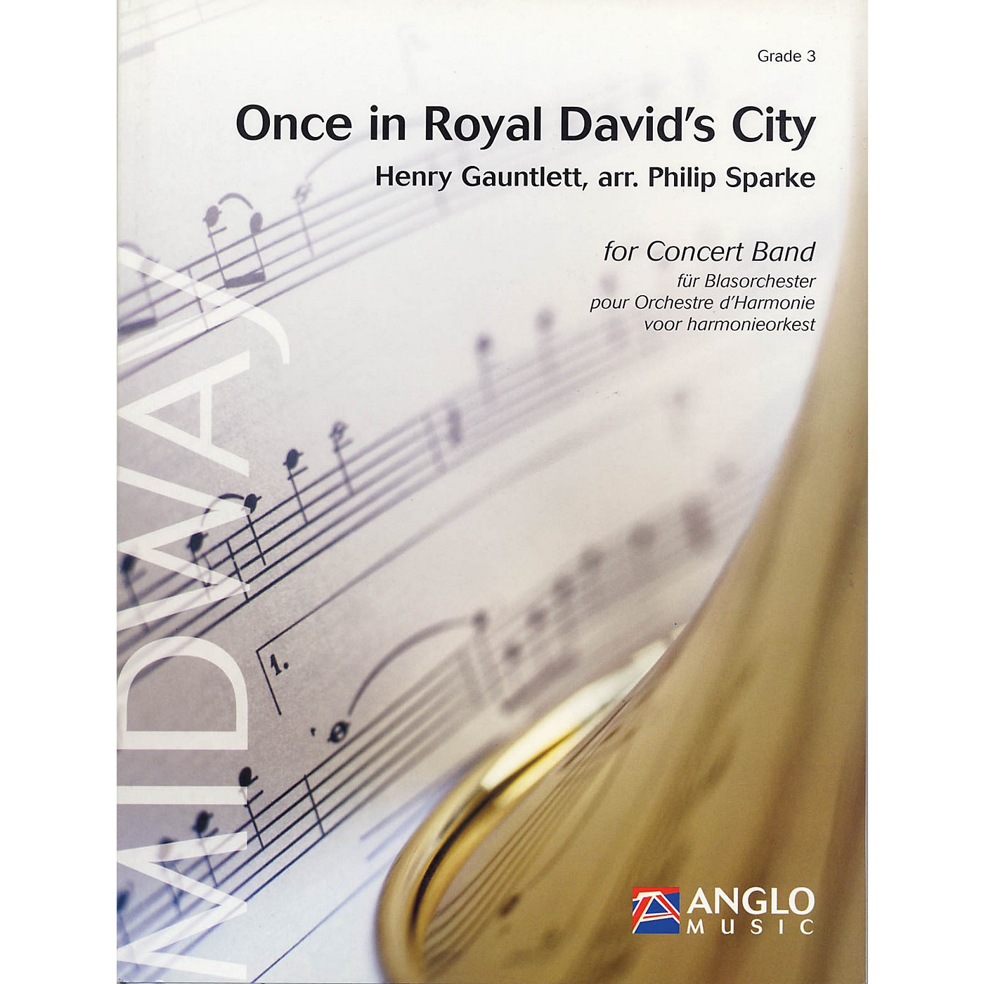 Anglo Music Press Once in Royal David's City (Grade 3 - Score and Parts) Concert Band Level 3 Arranged by Philip Sparke thumbnail
