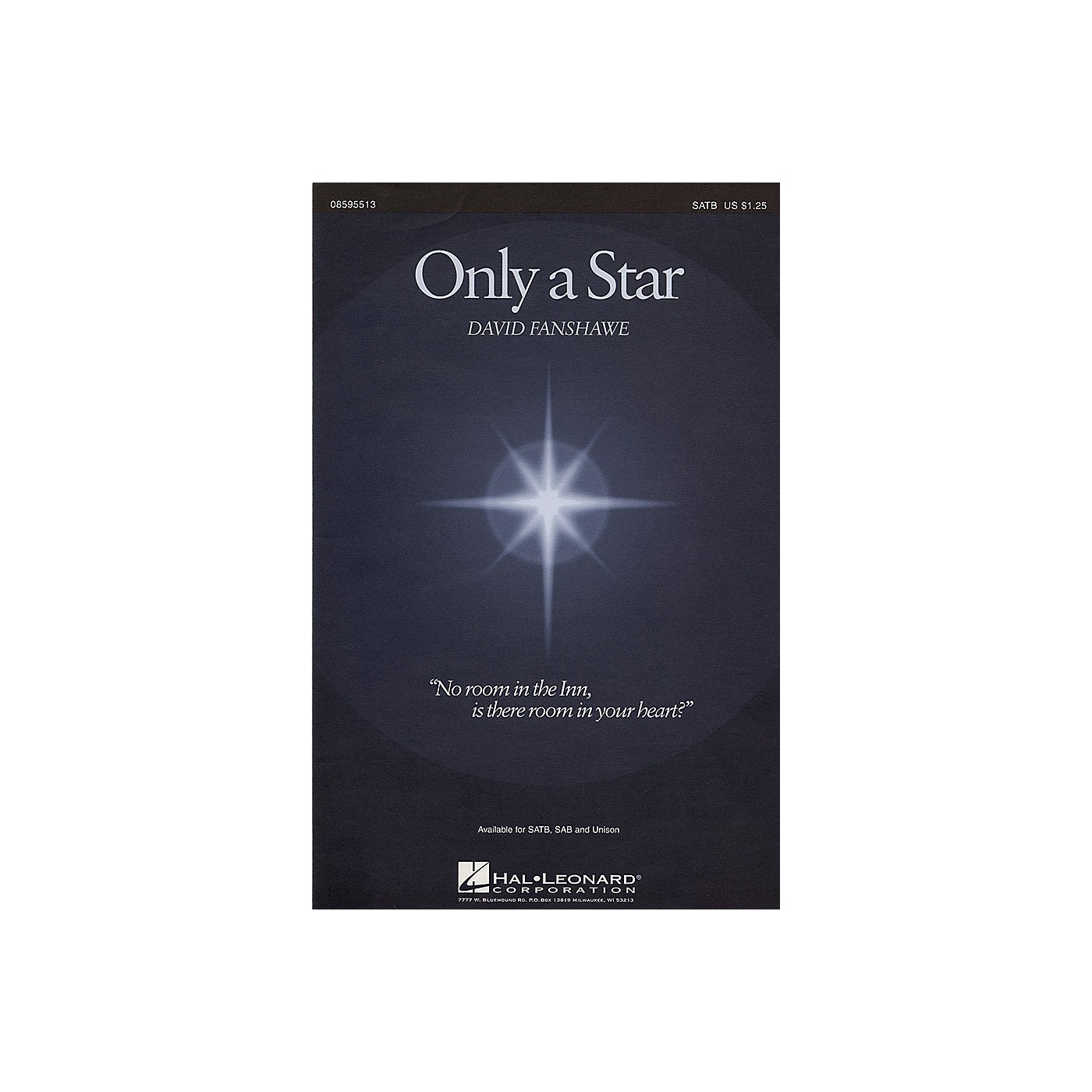 Hal Leonard Only a Star SAB Composed by David Fanshawe thumbnail