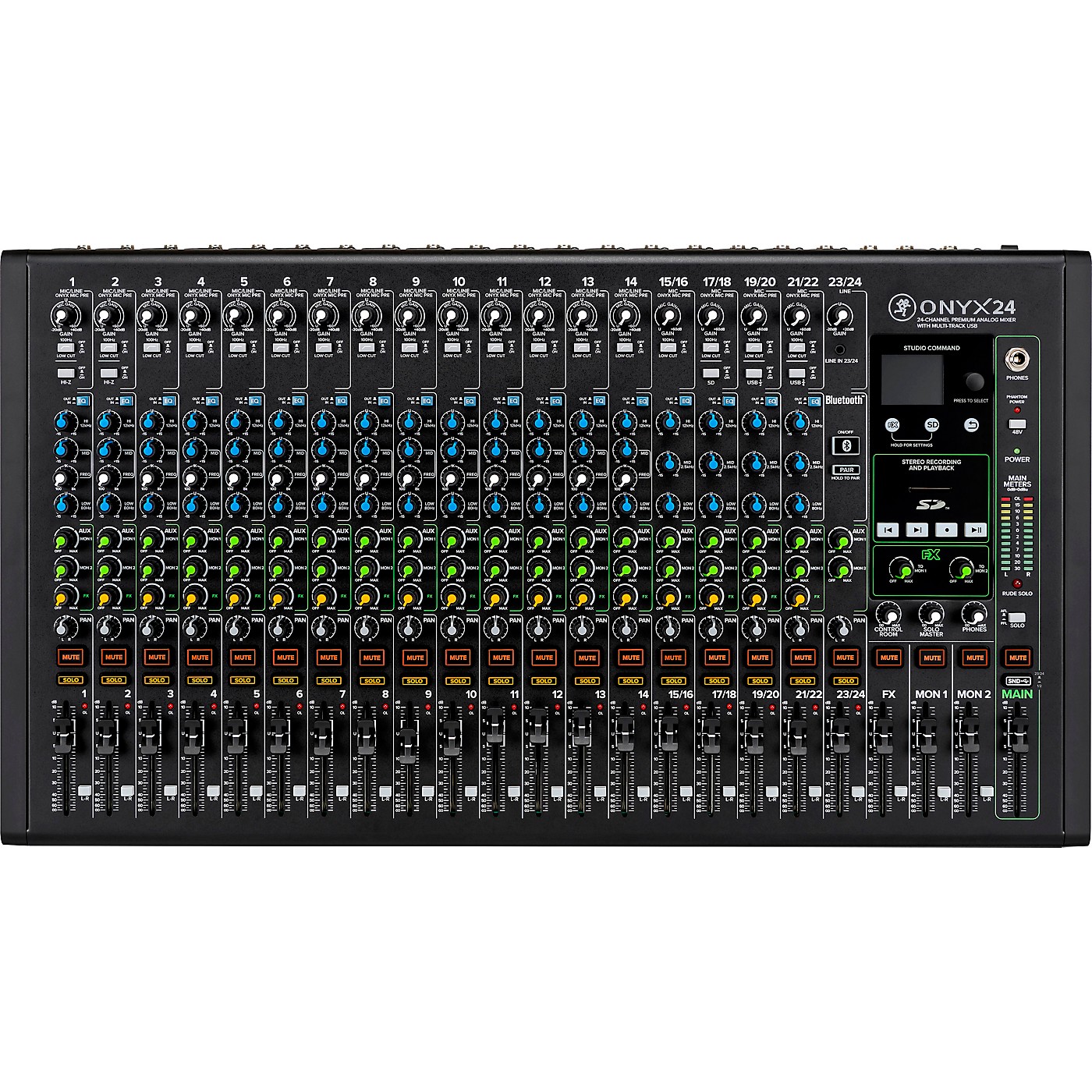 Mackie Onyx24 24-Channel Premium Analog Mixer With Multi-Track USB And Bluetooth thumbnail