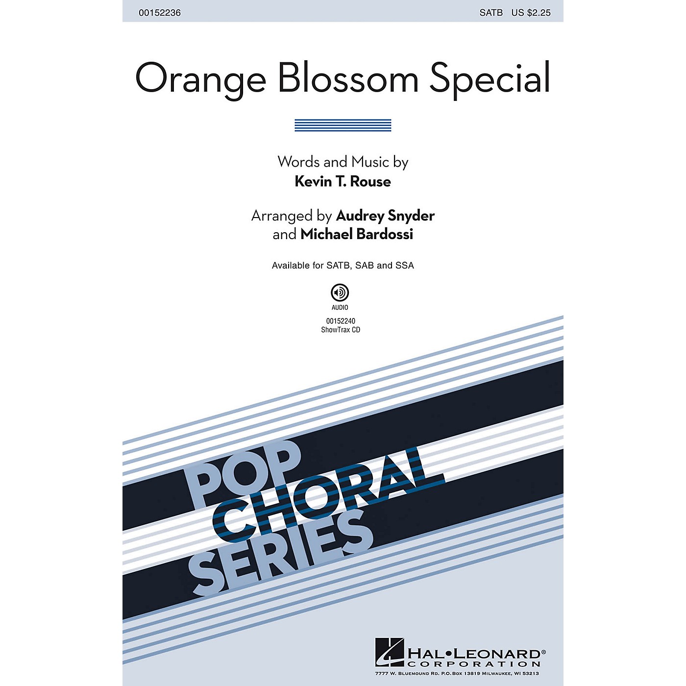 Hal Leonard Orange Blossom Special SAB Arranged by Audrey Snyder thumbnail