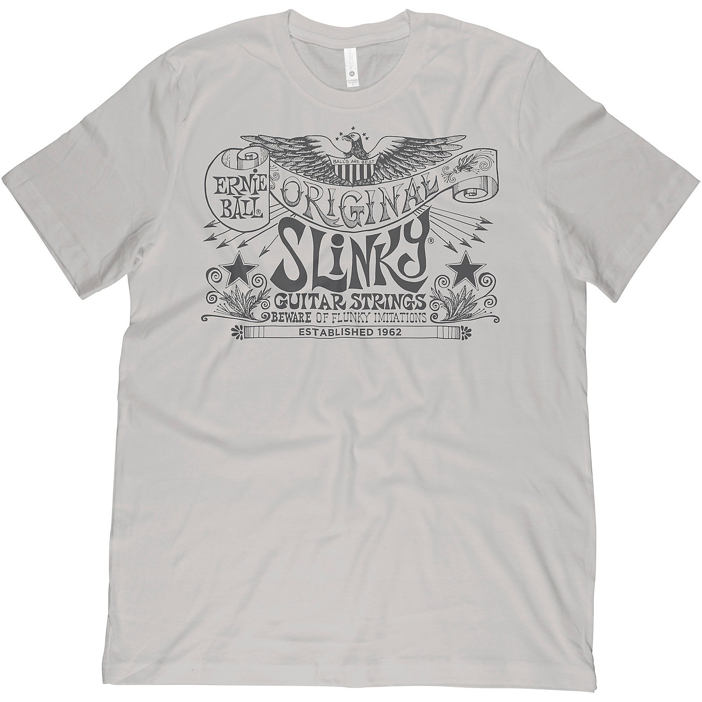 Ernie Ball Original Slinky Silver T-Shirt thumbnail