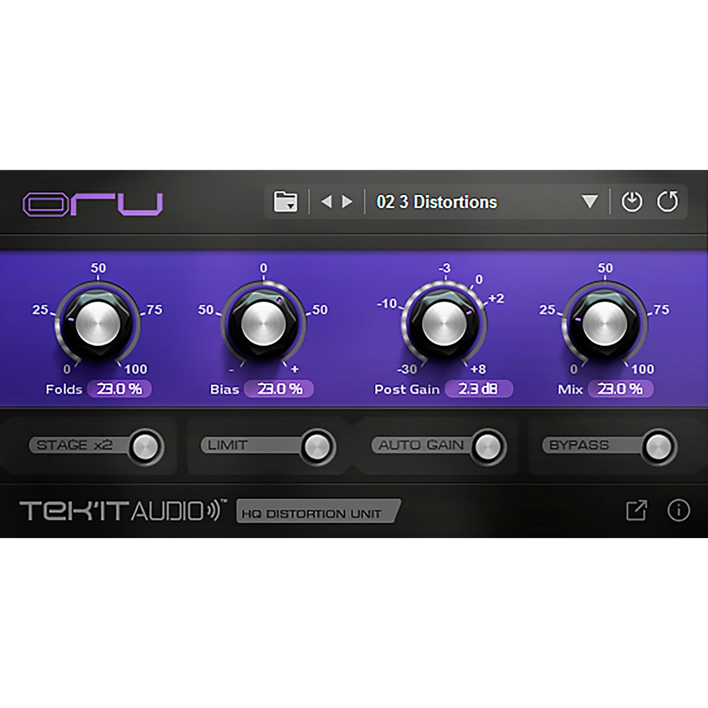 Tek'it Audio Oru High Quality Wavefolder Distortion (Download) thumbnail