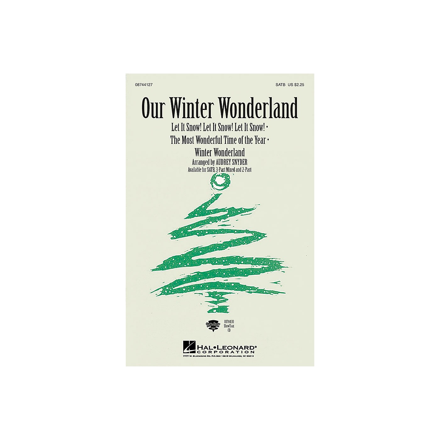 Hal Leonard Our Winter Wonderland SATB arranged by Audrey Snyder thumbnail