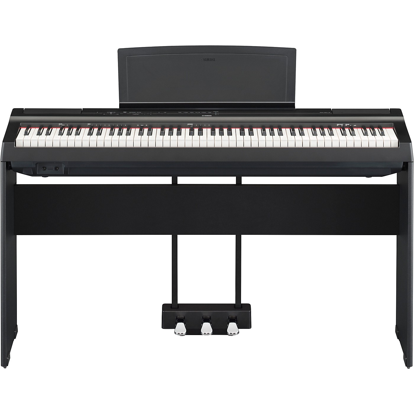 Yamaha P-125 Digital Piano with Wooden Stand and LP-1 Pedal Unit thumbnail