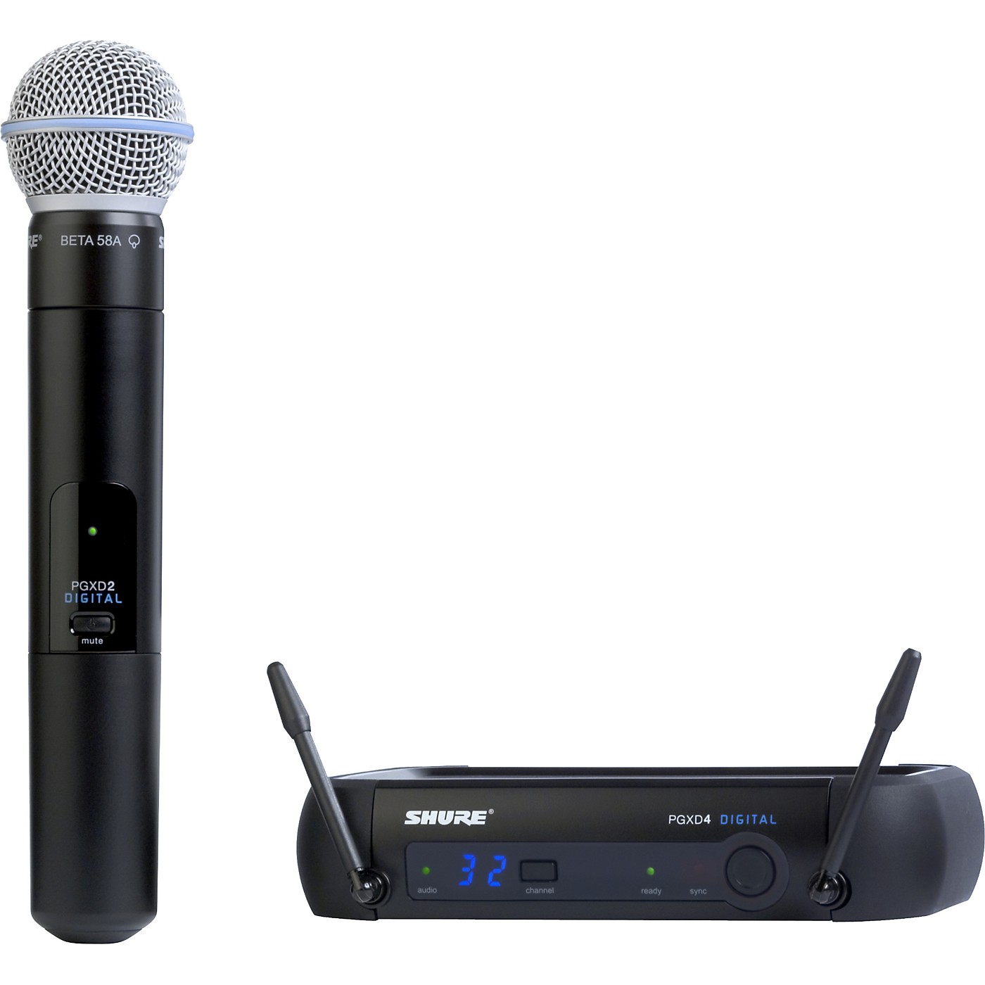 Shure PGXD24/BETA58A Digital Wireless System With BETA 58A Mic thumbnail