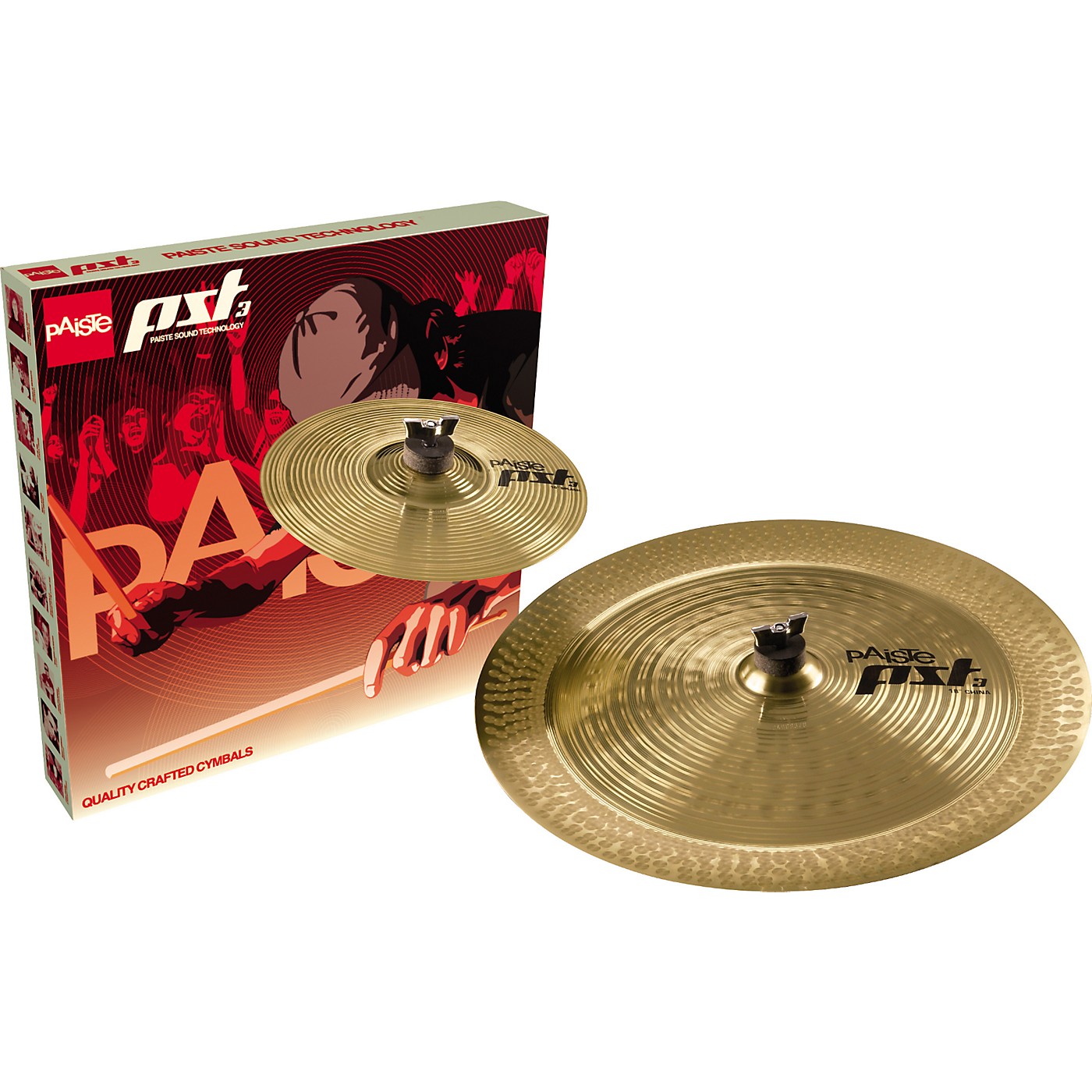 Paiste PST 3 Effects Cymbal Pack 10