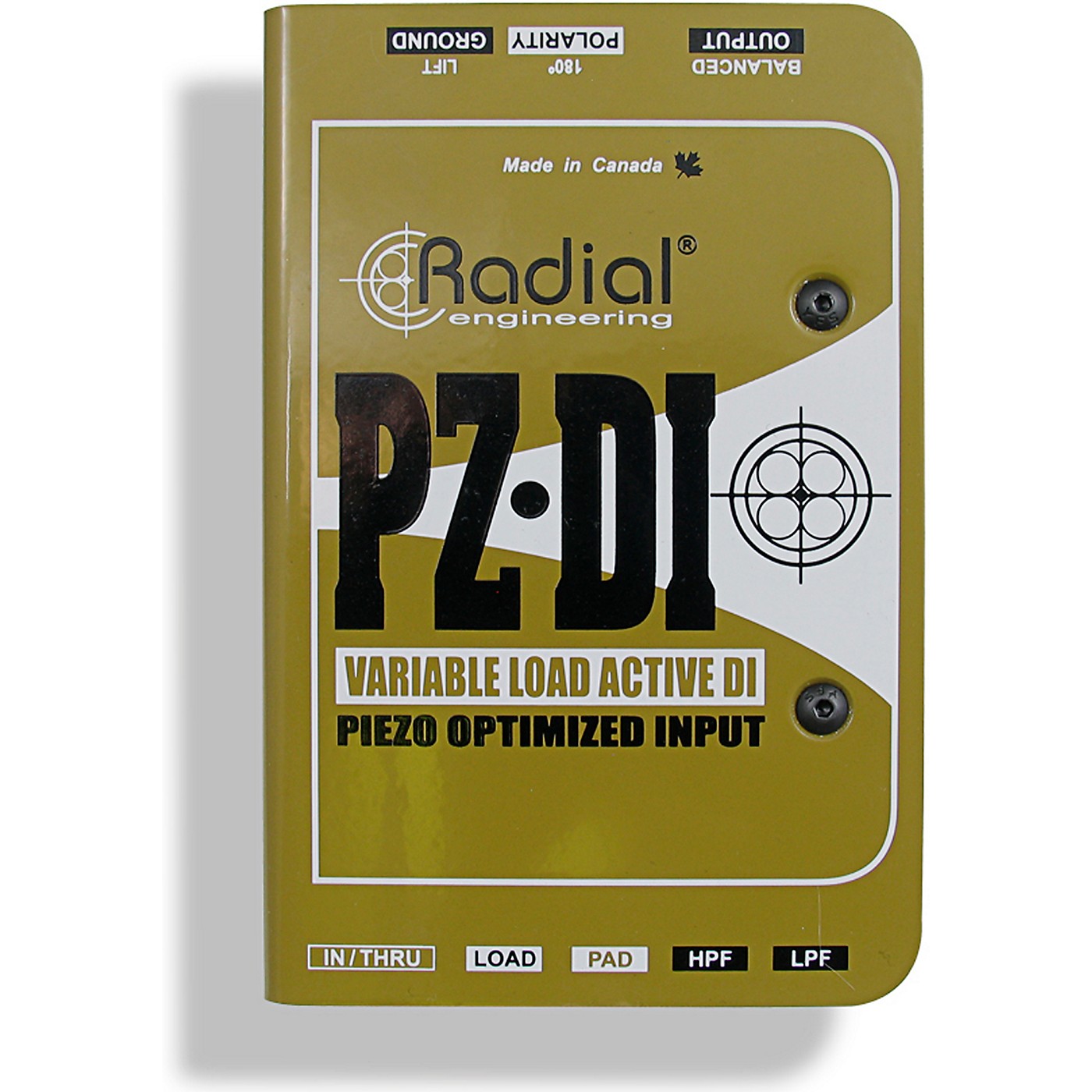 Radial Engineering PZ-DI Acoustic/Orchestral Instrument Active Direct Box thumbnail